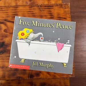 Vintage 1990 Scholastic Five Minutes' Peace Paperback Book